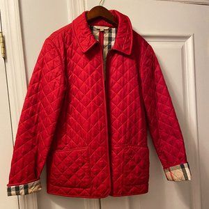 Burberry London Quilted Zippered Jacket